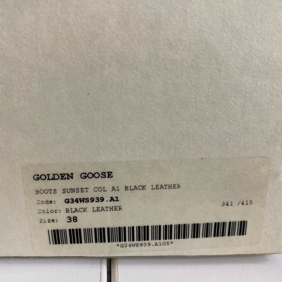 NWT Golden Goose Sunset Leather Ankle Boots - Picture 7 of 8